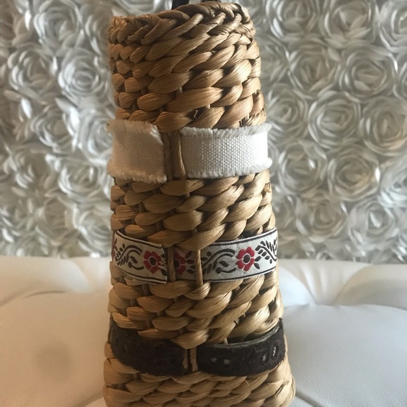 Straw Woven Rattan Vintage Roxy Purse Handbag - Picture 5 of 8